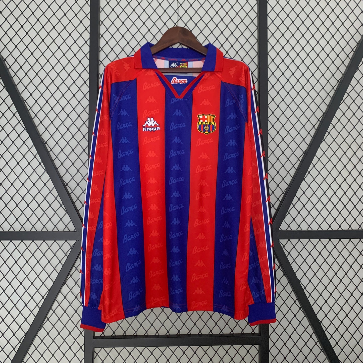 Retro FC Barcelona Manga Larga 96/97