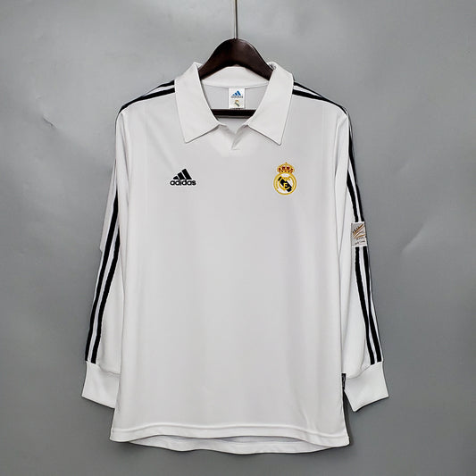 Retro Real Madrid 2002 Manga Larga