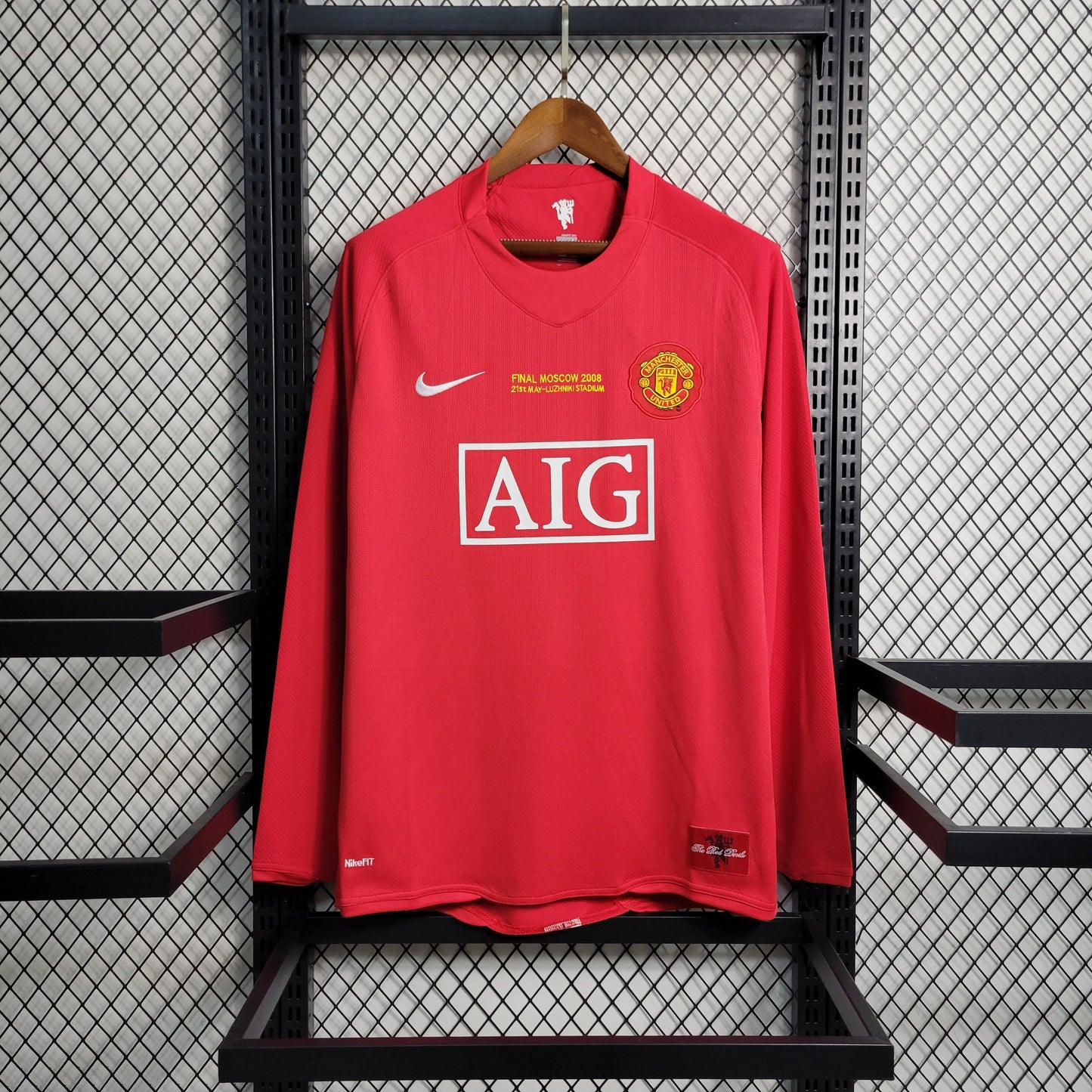 Retro Manchester United Manga Larga 07/08