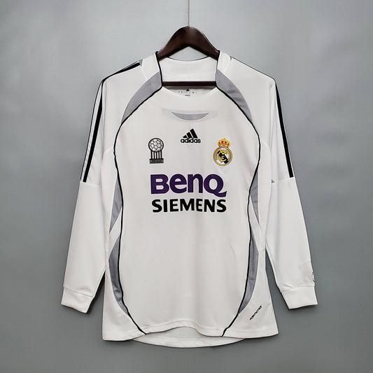 Retro Real Madrid 06/07 Manga Larga