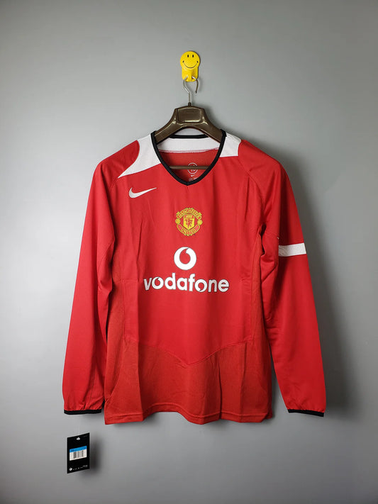 Retro Manchester United Manga Larga 2005