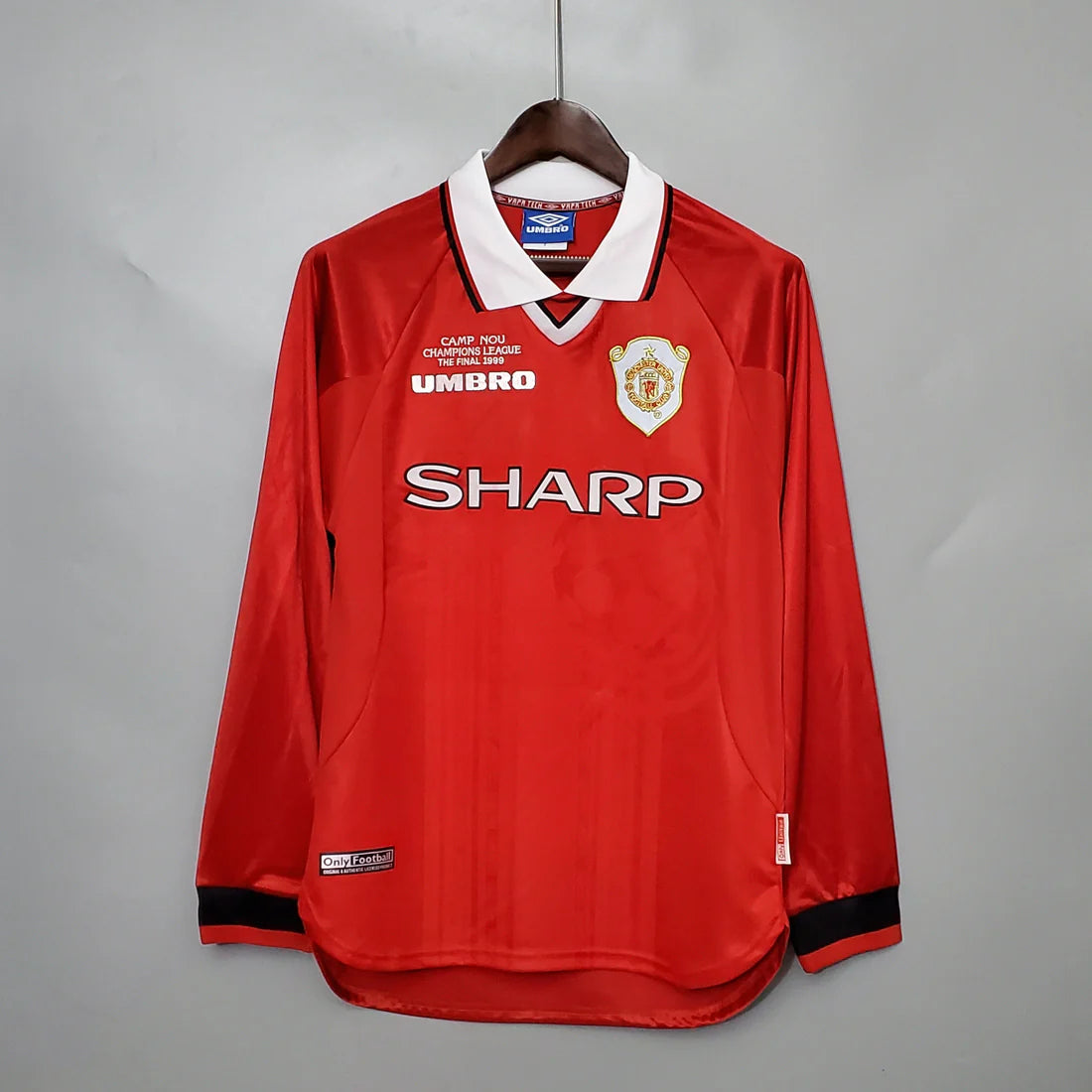 Retro Manchester United Manga Larga 99/00