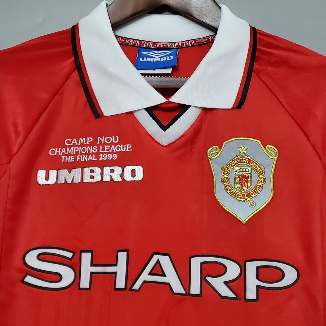 Retro Manchester United Manga Larga 99/00