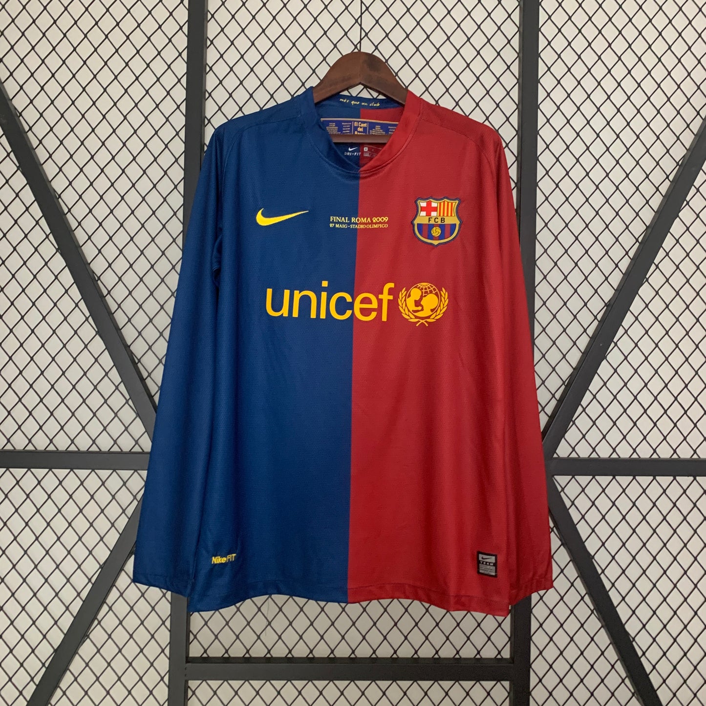 Retro FC Barcelona Manga Larga 08/09